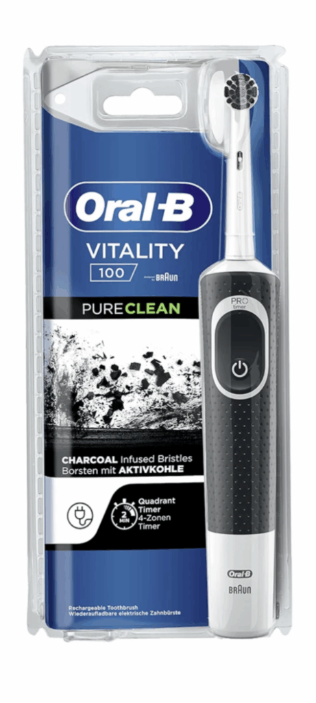 Oral-B Vitality 100 elektrische Zahnbürste für Einsteiger in Weiß