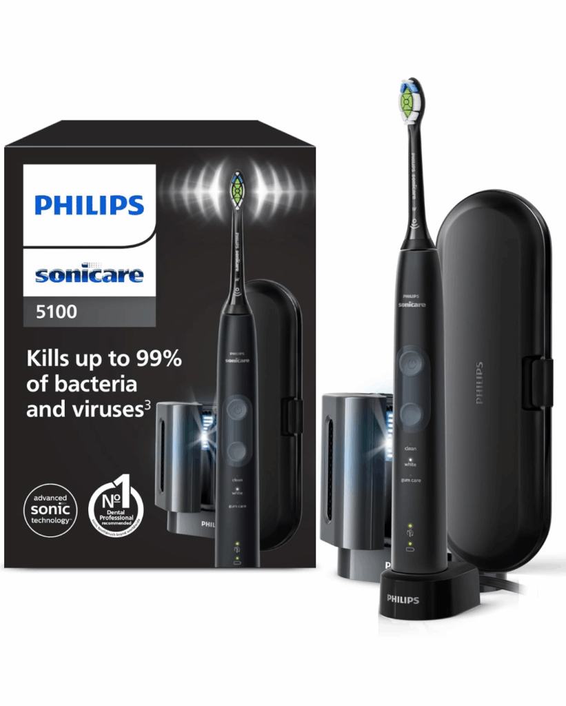 Philips Sonicare ProtectiveClean 5100 elektrische Zahnbürste mit Reiseetui